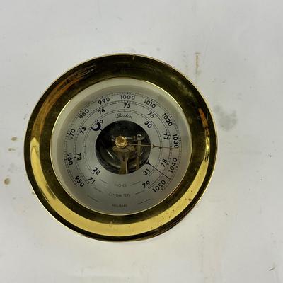 355 Chelsea Works Brass Barometer