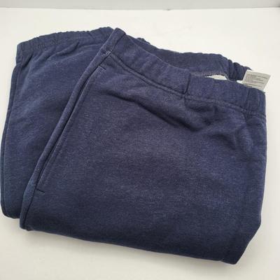 NEW Sunspel Loopback Cotton Track Sweat Pants Navy Size XL Retails $170