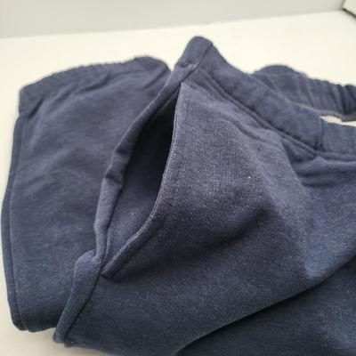 NEW Sunspel Loopback Cotton Track Sweat Pants Navy Size XL Retails $170