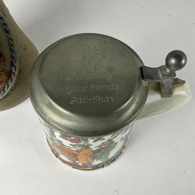 360 Pair of German Steins