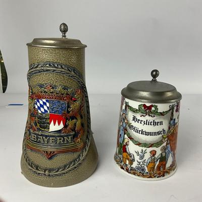 360 Pair of German Steins