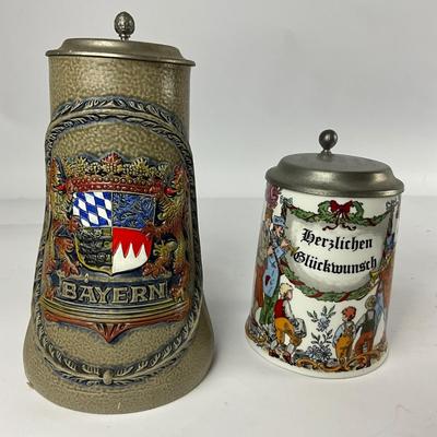 360 Pair of German Steins