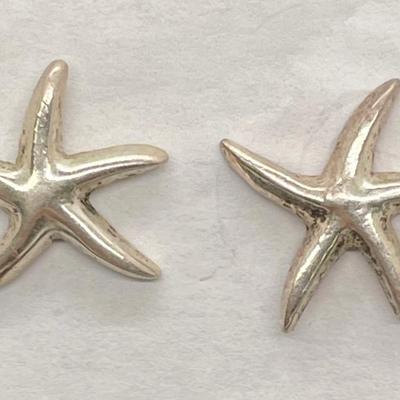 925 Sterling Silver Star Earrings