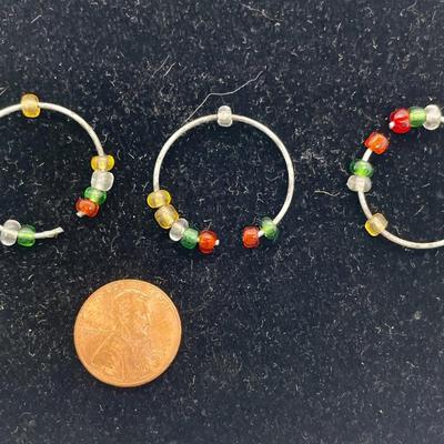 Set of 3 Wine Glass Charms