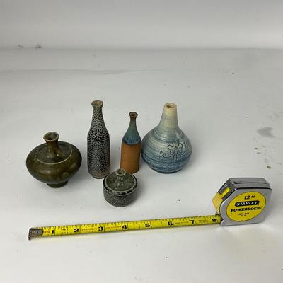 362 Vintage 5 piece Miniature Pottery Lot