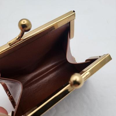 LV Cherry Pattern Lipstick or Coin Kiss Clasp Case