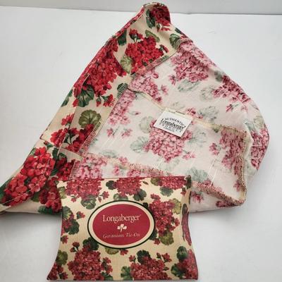 2002 Longaberger May Series Geranium Basket
