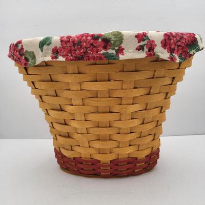 2002 Longaberger May Series Geranium Basket