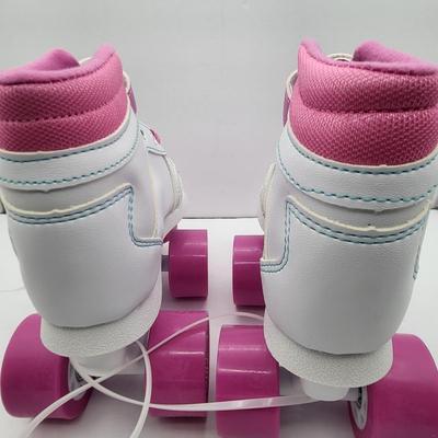 NEW Girls Pink/White Chicago Roller Skates Size J13