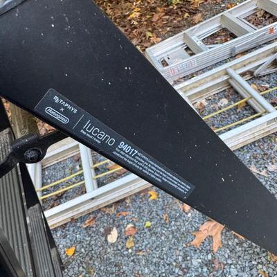 257 Willams & Sonoma Lucano Aluminum Black 4-Step Stepladder