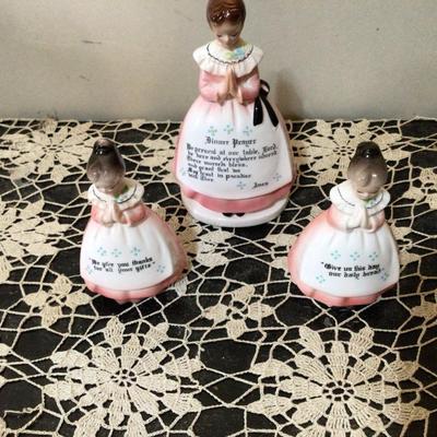 Enesco Dinner Prayer 3 Pc Set