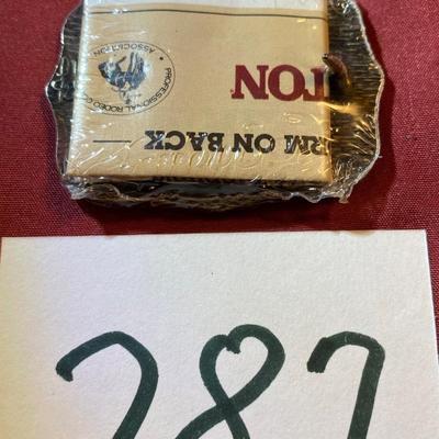 1986 Heston NFR Buckle