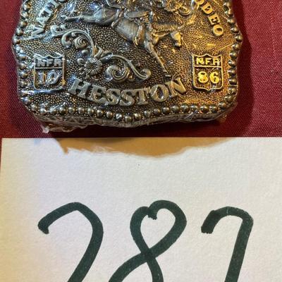 1986 Heston NFR Buckle
