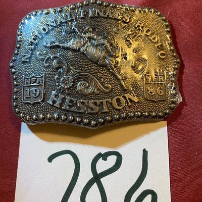 1986 Heston NFR Buckle