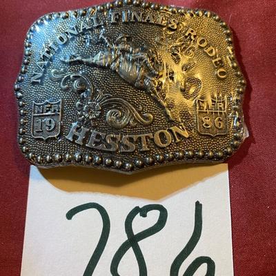 1986 Heston NFR Buckle