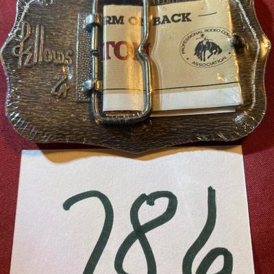 1986 Heston NFR Buckle