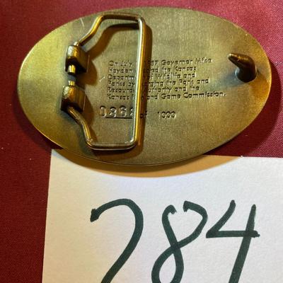 1988 Ks Department of Wildlife and Parks Buckle