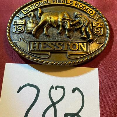 1981 Heston NFR Buckle
