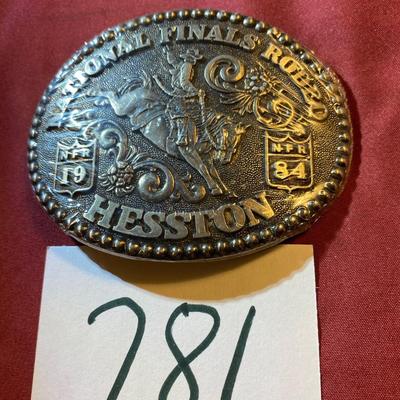 1984 Heston NFR Buckle