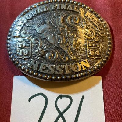 1984 Heston NFR Buckle