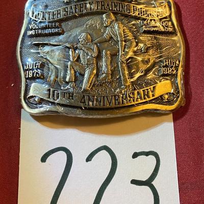 1983 Hunters Safety Program Buckle