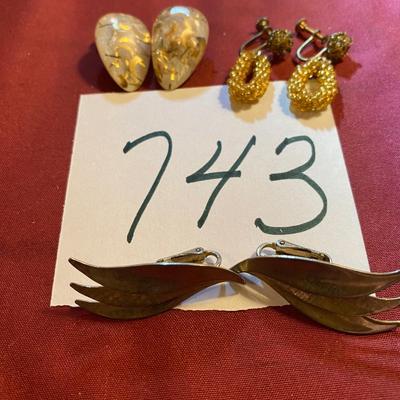 Clip on Earring Lot