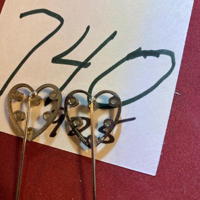 Sterling Silver Pins