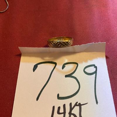 14 KT Mens Ring