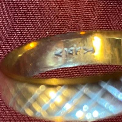 14 KT Mens Ring
