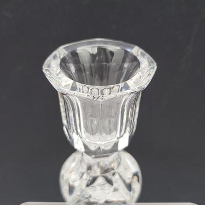 Decorative Cut Crystal Trio Candlestick Holder & Bowls