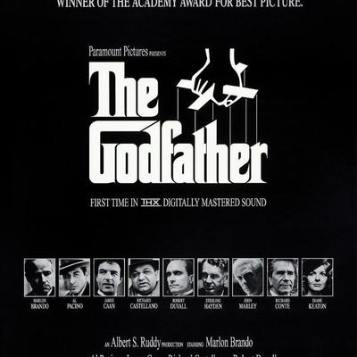 The Godfather 1972 Special 25th Anniversary Presentation Mylar original movie poster