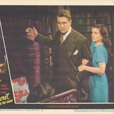Secret Beyond the Door 1947 original vintage lobby card