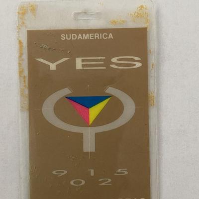 Yes All Access Back Stage Pass