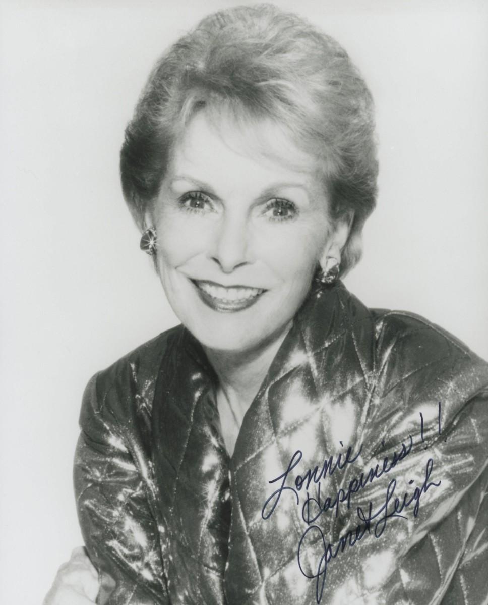 Psycho Janet Leigh signed photo | EstateSales.org