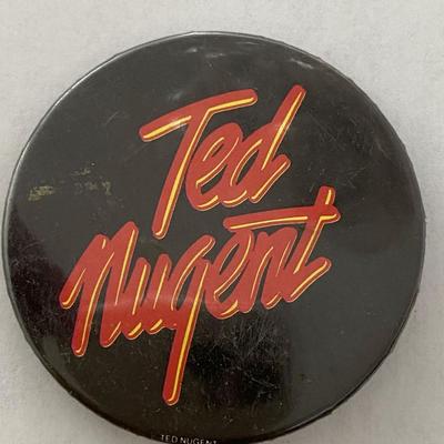 Ted Nugent vintage pin