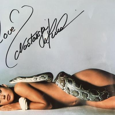 Nastassja Kinski signed photo. GFA authenticated