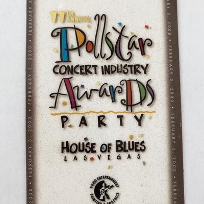 11th Annual Pollstar Concert Industry Awards Party Backstage Pass