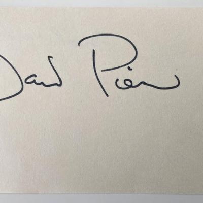 Frasers David Hyde Pierce original signature
