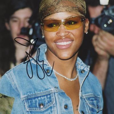 Rapper Eve signed photo