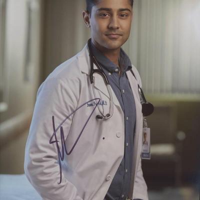 Manish Dayal signed photo
