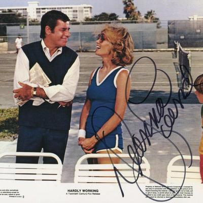 Hardly Working signed movie photo