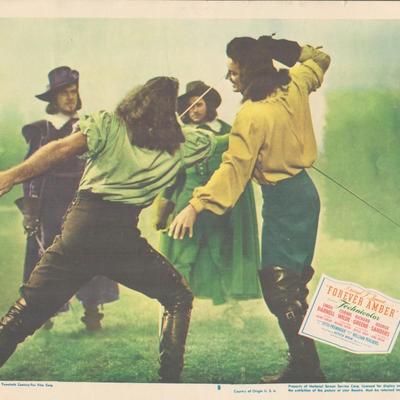 Forever Amber 1947 original vintage lobby card