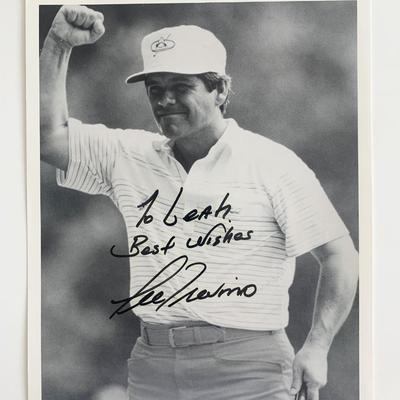 Lee Trevino Signed Photo