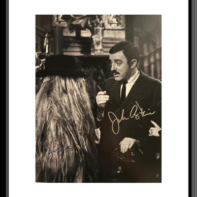 The Addams family signed photo