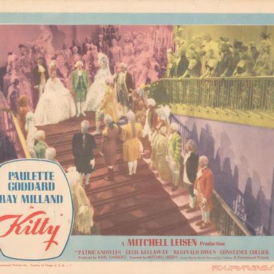 Kitty 1945 original vintage lobby card