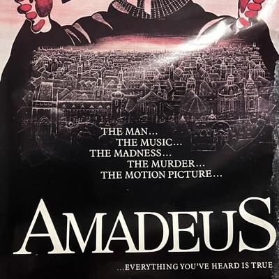 Amadeus 1984 original movie poster