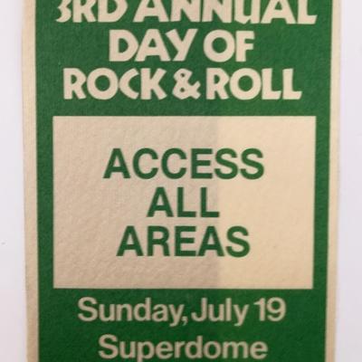 3rd Annual Day of Rock & Roll Access All Areas Pass