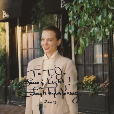 Leigh Taylor-Young signed photo