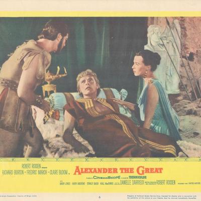 Alexander the Great 1956 original vintage lobby card