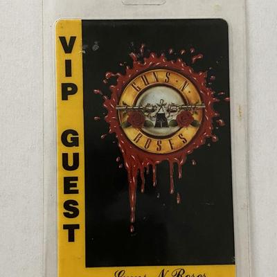 Guns N' Roses Backstage Pass
